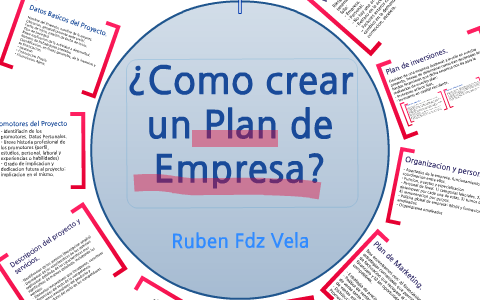 ¿Cómo crear un Plan de Empresa? by Ruben Fernandez Vela on Prezi