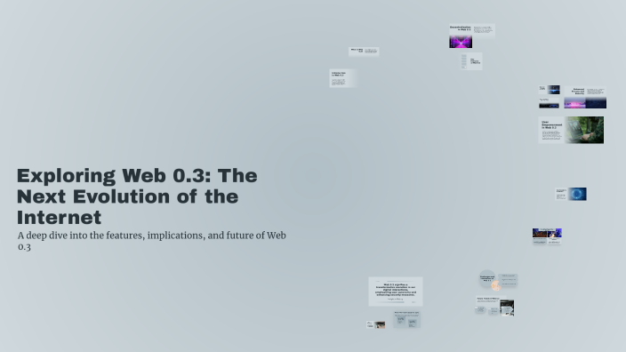 Exploring Web Exploring Web 0.3: The Next Evolution of the Internet by Renz Deleon on ...
