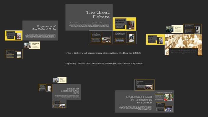 The History of American Education: 1940s to 1960s by Ian Jungwirth on Prezi