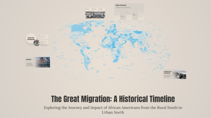 Migration Through Time The Great Migration: A Historical Timeline by Aayden G on Prezi