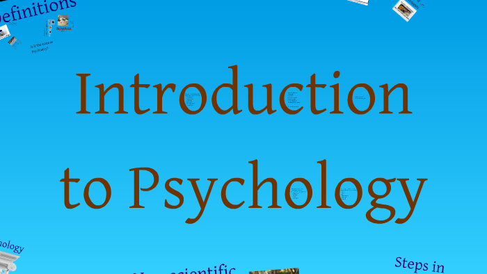 Introduction to Psychology by Gerald Carey on Prezi