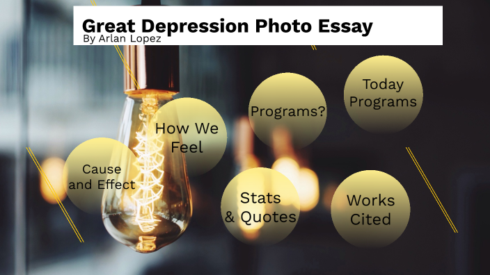 depression photo essay