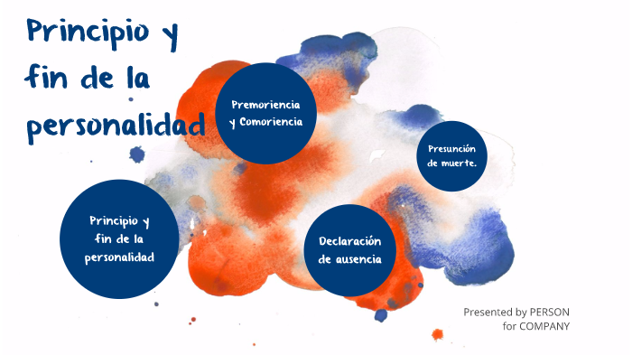 Principio Y Fin De La Personalidad