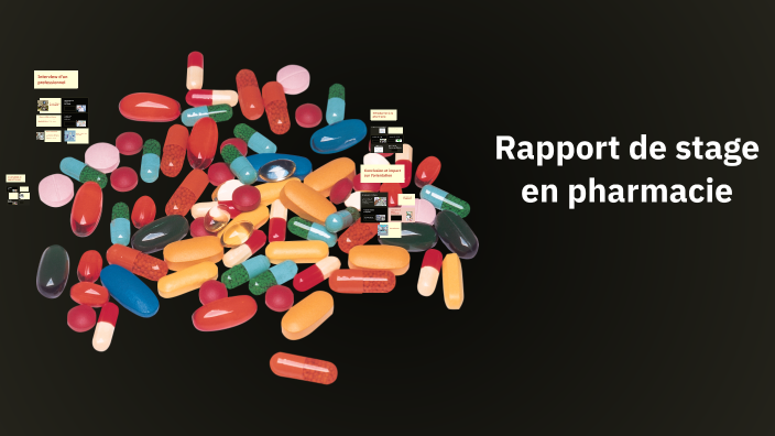 Page De Garde D'un Rapport De Stage En Pharmacie