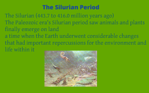silurian land animals