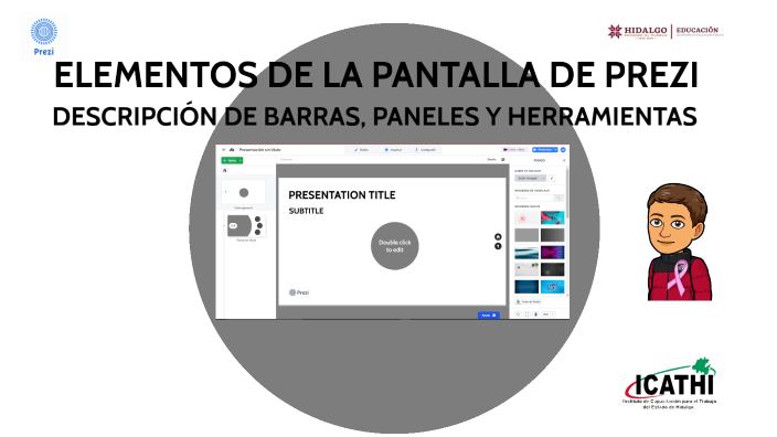 ELEMENTOS DE LA PANTALLA DE PREZI by Jorge Garcia on Prezi