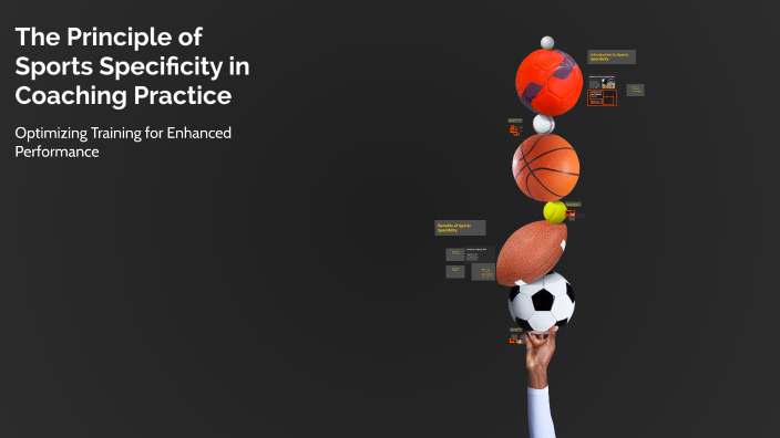 The Principle of Sports Specificity in Coaching Practice by prabu raja