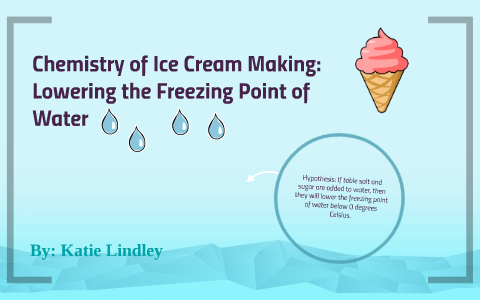 Chemistry of Ice Cream Making: Lowering the Freezing Point o by Katie ...