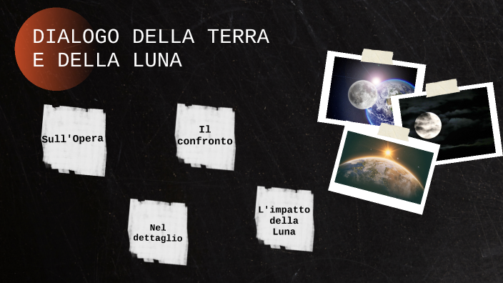 Dialogo Della Terra E Della Luna DIALOGO DELLA TERRA E DELLA LUNA by JESSIKA HOXHA on Prezi