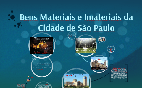 Bens Materiais e Imateriais da Cidade de São Paulo by Janaina Sousa on ...