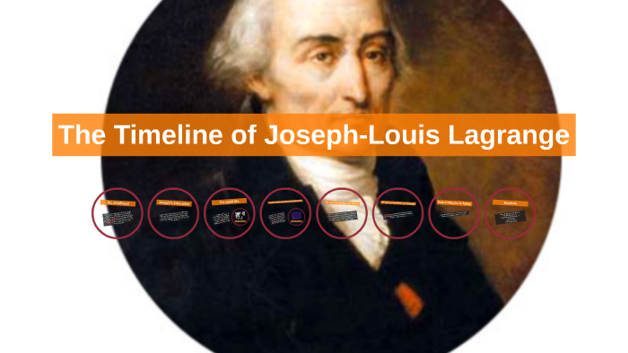 The Timeline of Joseph-Louis Lagrange by Nic Beard on Prezi