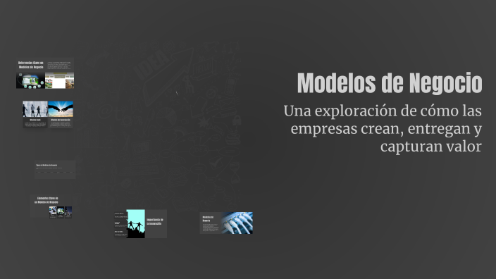 Modelos de Negocio by ANGELICA NIEBLES on Prezi