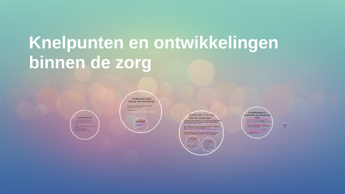 Knelpunten En Ontwikkelingen Binnen De Zorg By Suzanne Van Heugten On Prezi