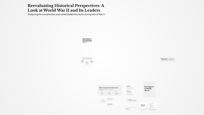 Reevaluating Historical Perspectives: A Look at World War II and Its ...