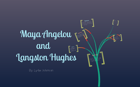 Maya Angelou And Langston Hughes By F. Margret Atkinson