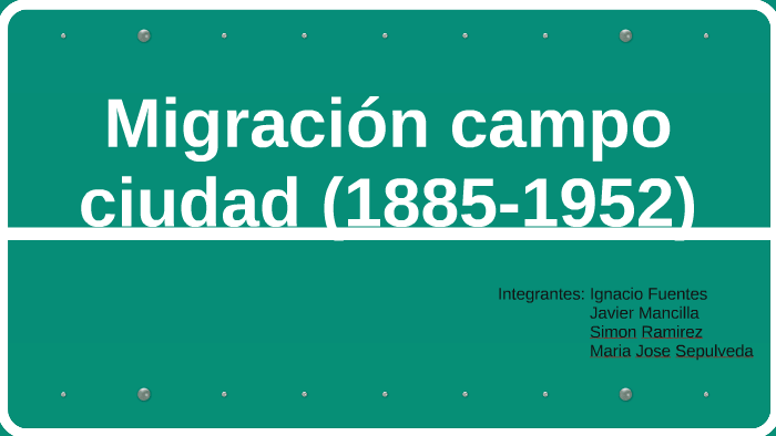 Migración Campo Ciudad By Ignacio Fuentes On Prezi