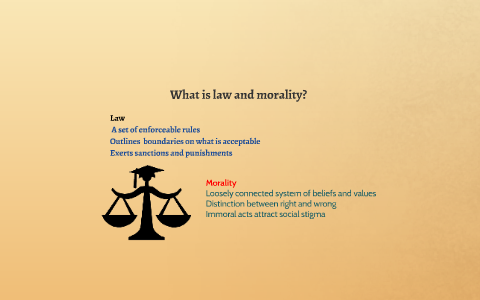 law and morality essay a level law