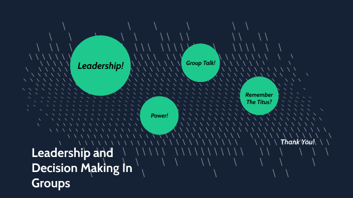 Leadership In Groups by titus on Prezi
