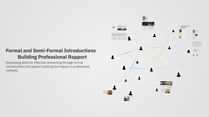 Professional Rapport Mastering Professional Introductions and Rapport Building by Tutor Ed ...