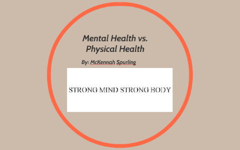 essay on mental health vs physical health