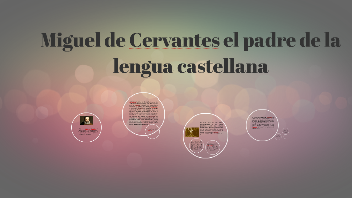 Miguel de Cervantes el padre de la lengua castellana by Karla Mirleth  Flores Valenzuela