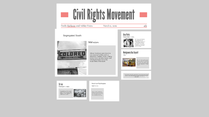 Civil Rights Movement by Emily R. Hethcox on Prezi