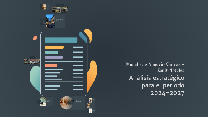 Modelo de Negocio Canvas - Zenit Hoteles by pablo cano on Prezi