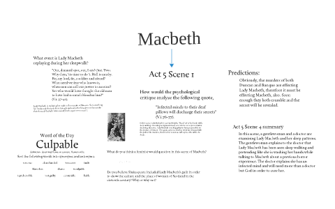 Macbeth Act 5 Scene 2 Summary - change comin