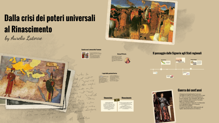 Dalla crisi dei poteri universali al Rinascimento by Aurelio Latorre on ...