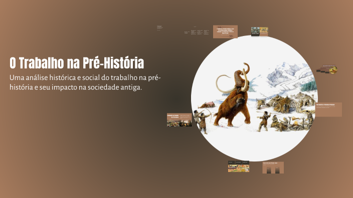 O Trabalho na Pré-História by Andre 2005 on Prezi