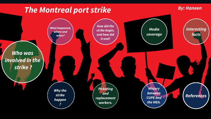 The Montreal Port Strikes By On Prezi