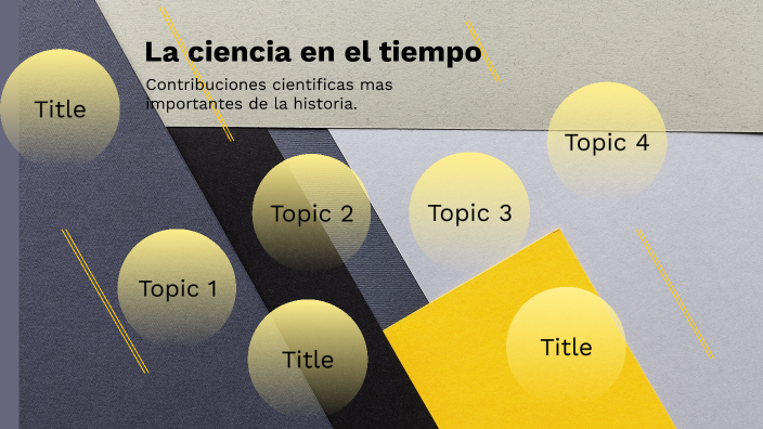 La ciencia en el tiempo by Dana Cervantes on Prezi