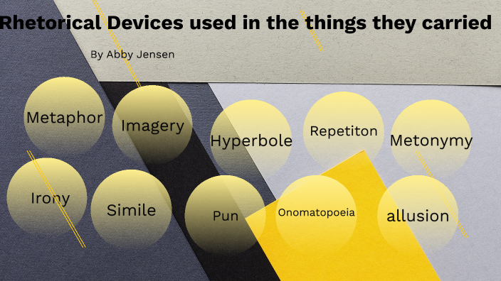 the things they carried rhetorical analysis essay