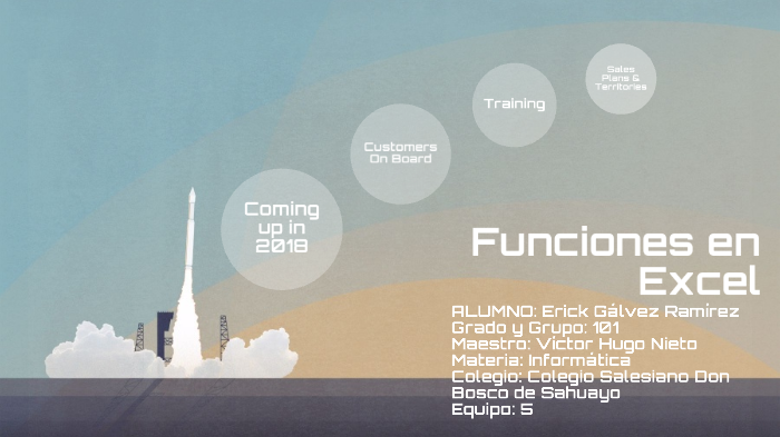 Funciones en Excel by Erick Galvez Ramirez on Prezi