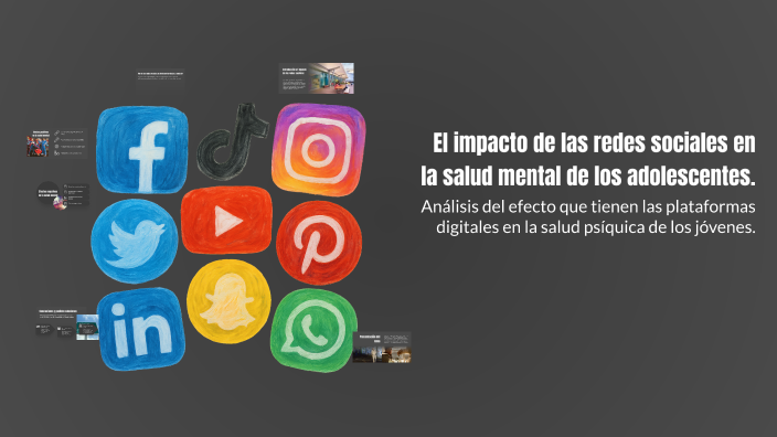 El impacto de las redes sociales en la salud mental de los adolescentes ...