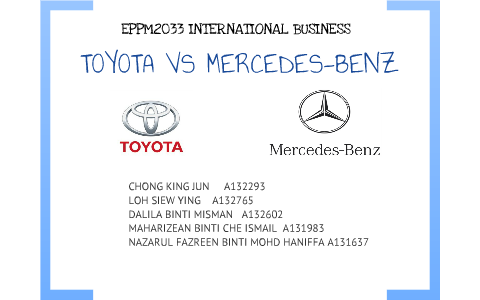 Toyota vs mercedes