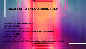 Plagio y etica en la comunicacion by cesar isreal rico on Prezi Design