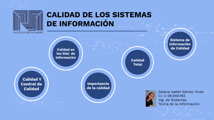 Calidad de los Sistemas de Información by Daiana Gamez on Prezi