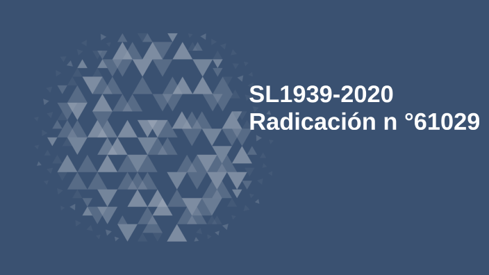 SENTENCIA SL 1393-2020 by andres grisales on Prezi