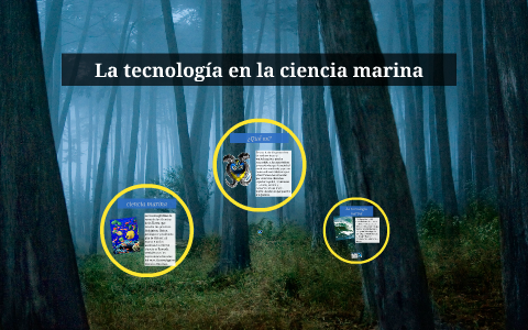 La tecnología en la ciencia marina by