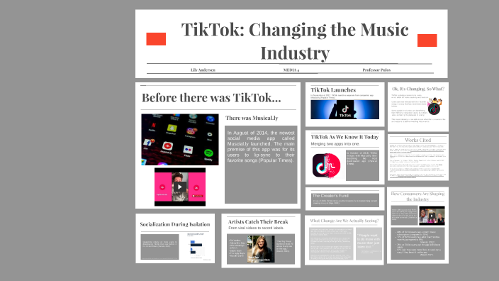 How TikTok Has Changed The Music Industry By Lily Andersen On Prezi