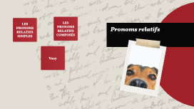 Pronoms relatifs