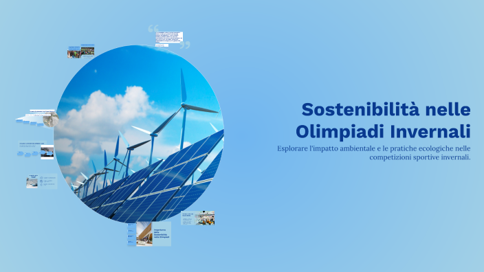 Giulia Rota SostenibilitĂ nelle Olimpiadi Invernali by Giulia Rota on Prezi
