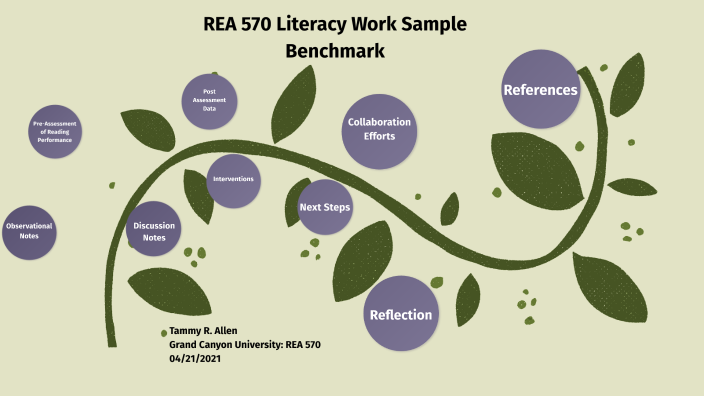 REA 570 Literacy Work Sample by Tammy Allen on Prezi