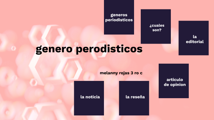 géneros periodísticos by anahi Rojas on Prezi