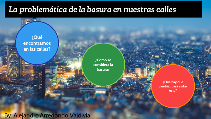 La problematica de la basura en nuestras calles by ALEJANDRO ARREDONDO ...