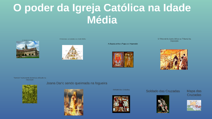 O poder da Igreja Católica na Idade Média by Isabely Rocha on Prezi
