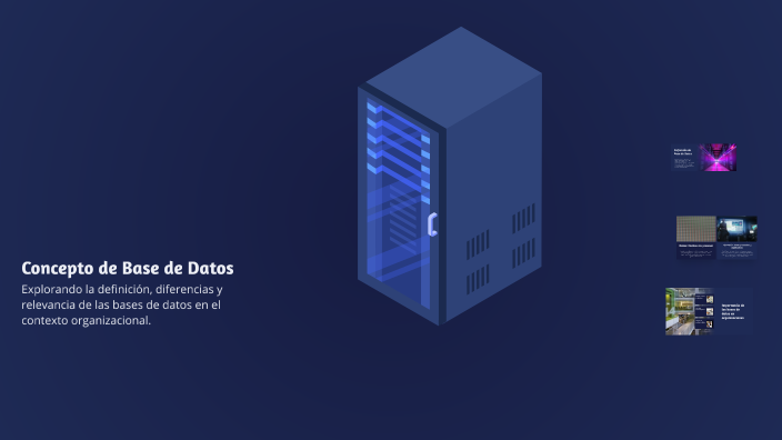 Concepto de Base de Datos by Betcy Moreno on Prezi