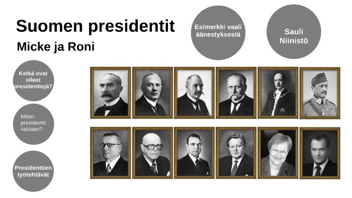 Presidentit by Micke Salste on Prezi Next