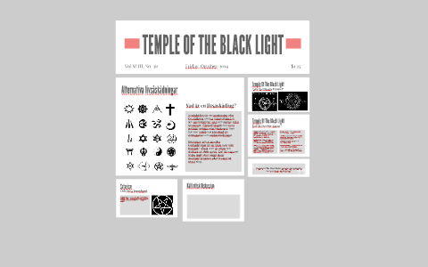 TEMPLE OF THE BLACK LIGHT by cajsa carlsson on Prezi